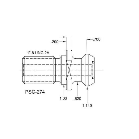 Tj Davies Co Coolant Through Retention Knob PSC-274